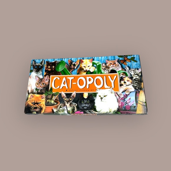 Vtg Cat-Opoly Board Game - Purrfect Fun for Cat Lovers! - Picture 2 of 9